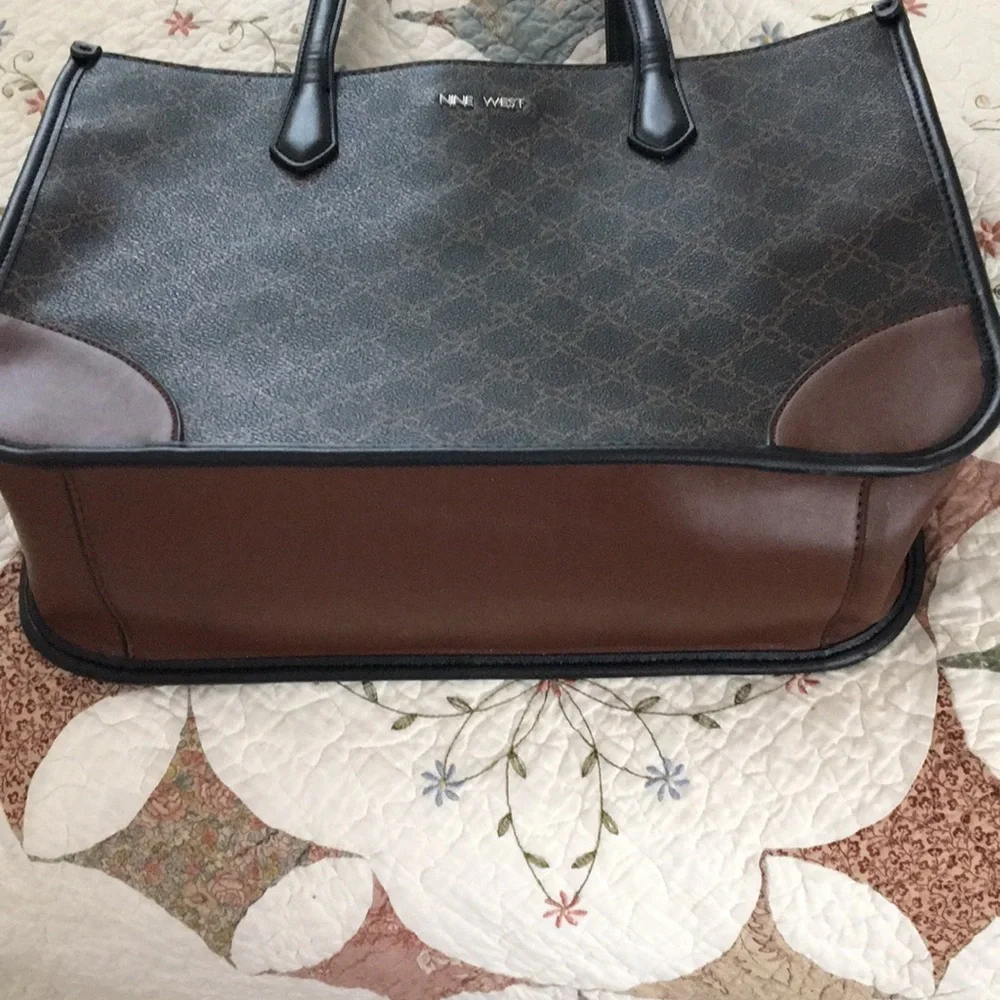 Nine West Black Tote - Picture 4 of 5